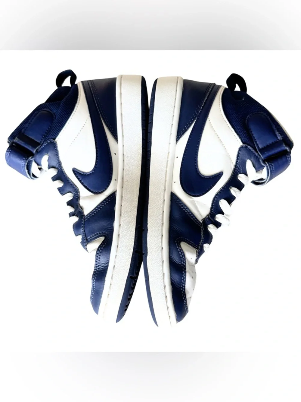 Youth 6.5 Nike High Top Blue White Sneakers – Excellent‎ Gently Worn